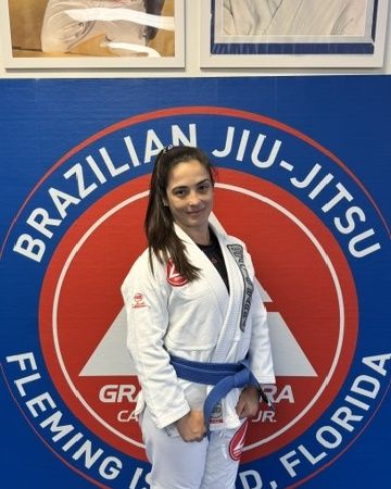 Coach Karina, Brazilian Jiu-Jitsu coach at Gracie Barra Fleming Island FL